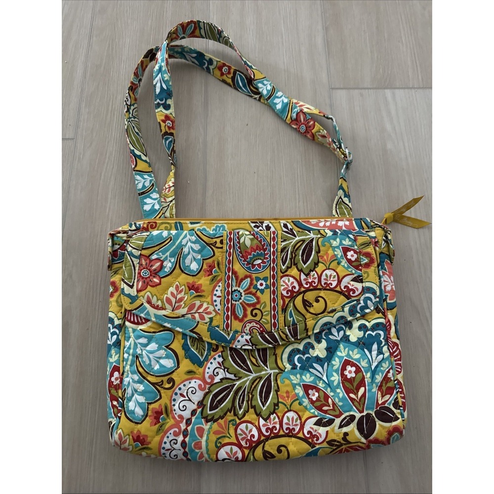 Vera‎ Bradley Medium Shoulder Bag In Provencal Pattern Shoulder Satchel